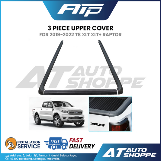 3-Piece Upper Cover For Ford Ranger 2019-2022 T8 XLT XLT+ Raptor