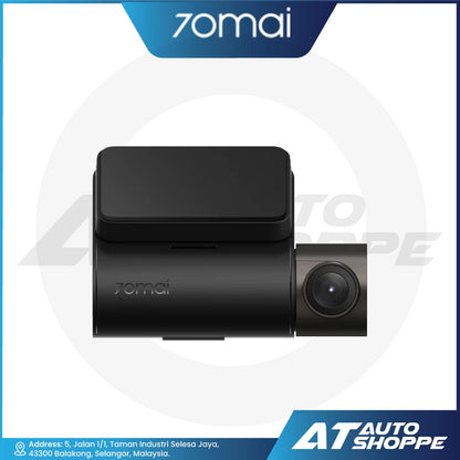 70mai A200 Dash Cam 1080P 60FPS & Dual-Channel Supported