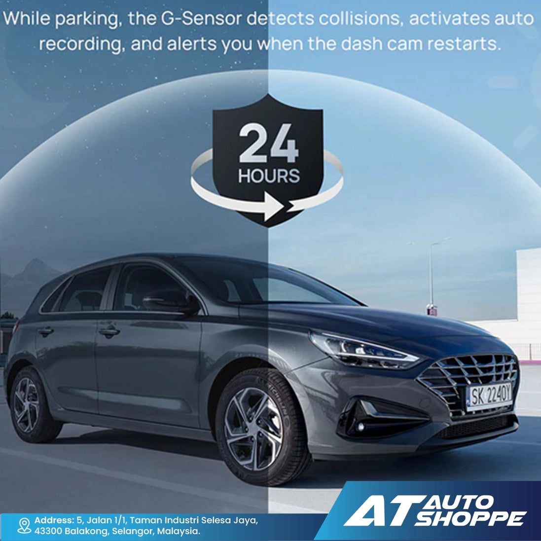 70mai A200 Dash Cam 1080P 60FPS & Dual-Channel Supported