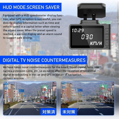 AKEEYO AKY-D9 4K + 2K Dual Dash Cam GPS