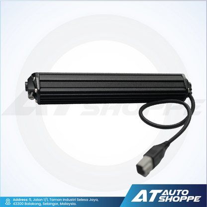 ATP 10 Inch 50W Single Row LED Light Bar White (1 Piece)
