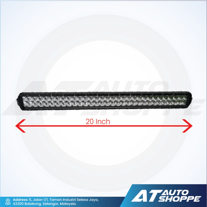ATP 20 Inch 200W Double Row LED Light Bar White (1 Piece)