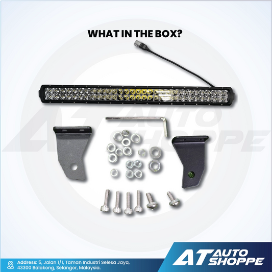ATP 20 Inch 200W Double Row LED Light Bar White (1 Piece)