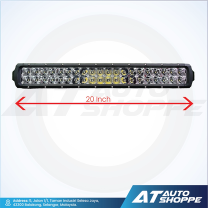 ATP 20 Inch 120W Double Row LED Light Bar White (1 Piece)