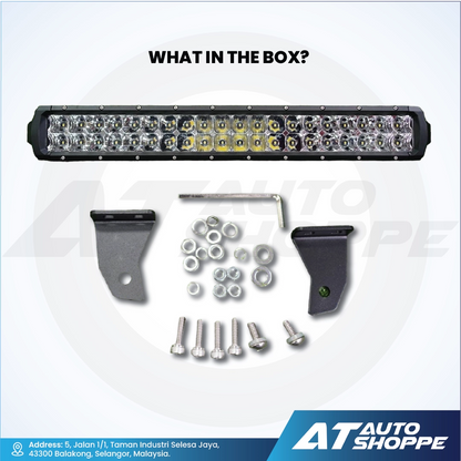 ATP 20 Inch 120W Double Row LED Light Bar White (1 Piece)