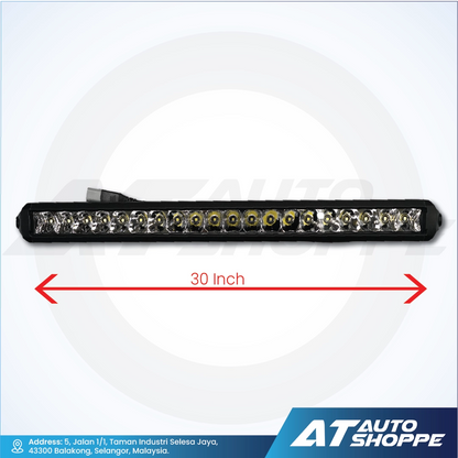 ATP 30 Inch 150W Single Row LED Light Bar White (1 Piece)