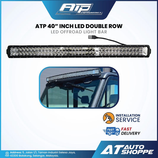 ATP 40 Inch Double Row LED Light Bar White (1 Piece)