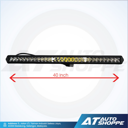 ATP 40 Inch Single Row LED Light Bar White (1 Piece)