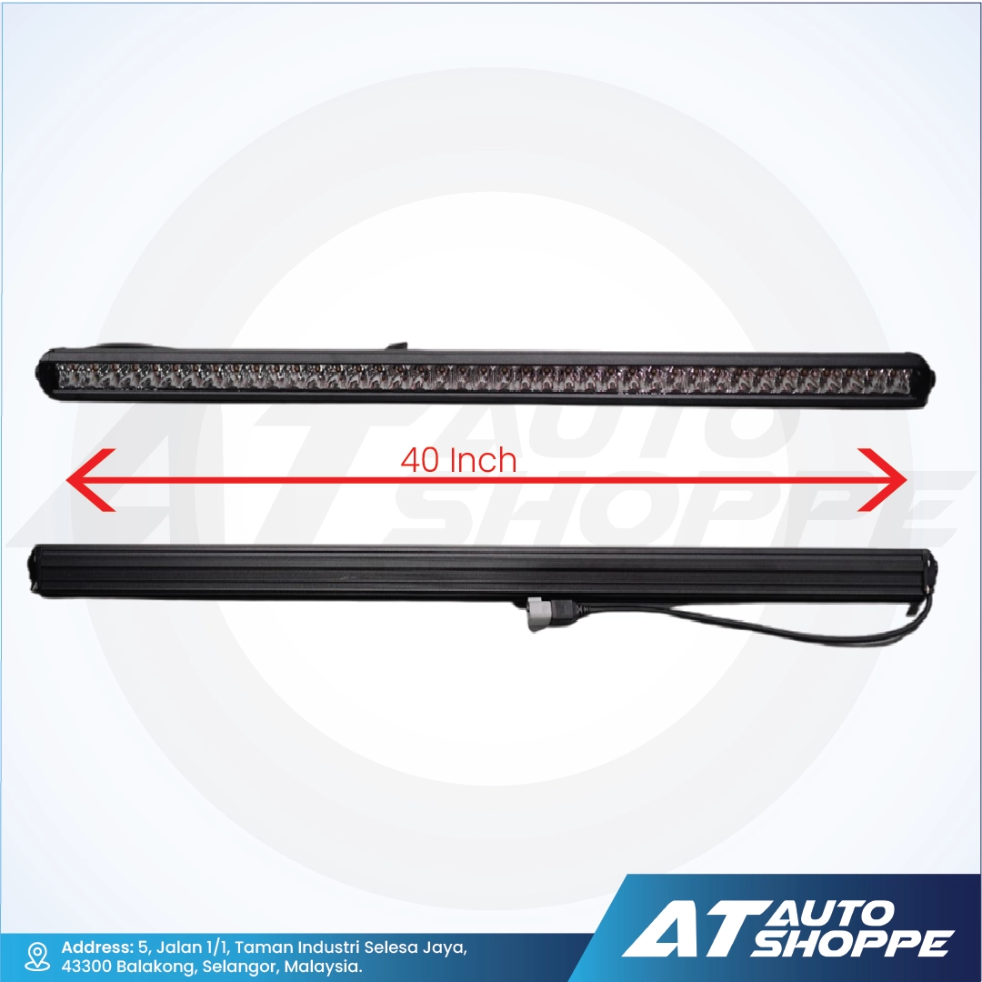 ATP 40 Inch Single Row LED Light Bar White (1 Piece)