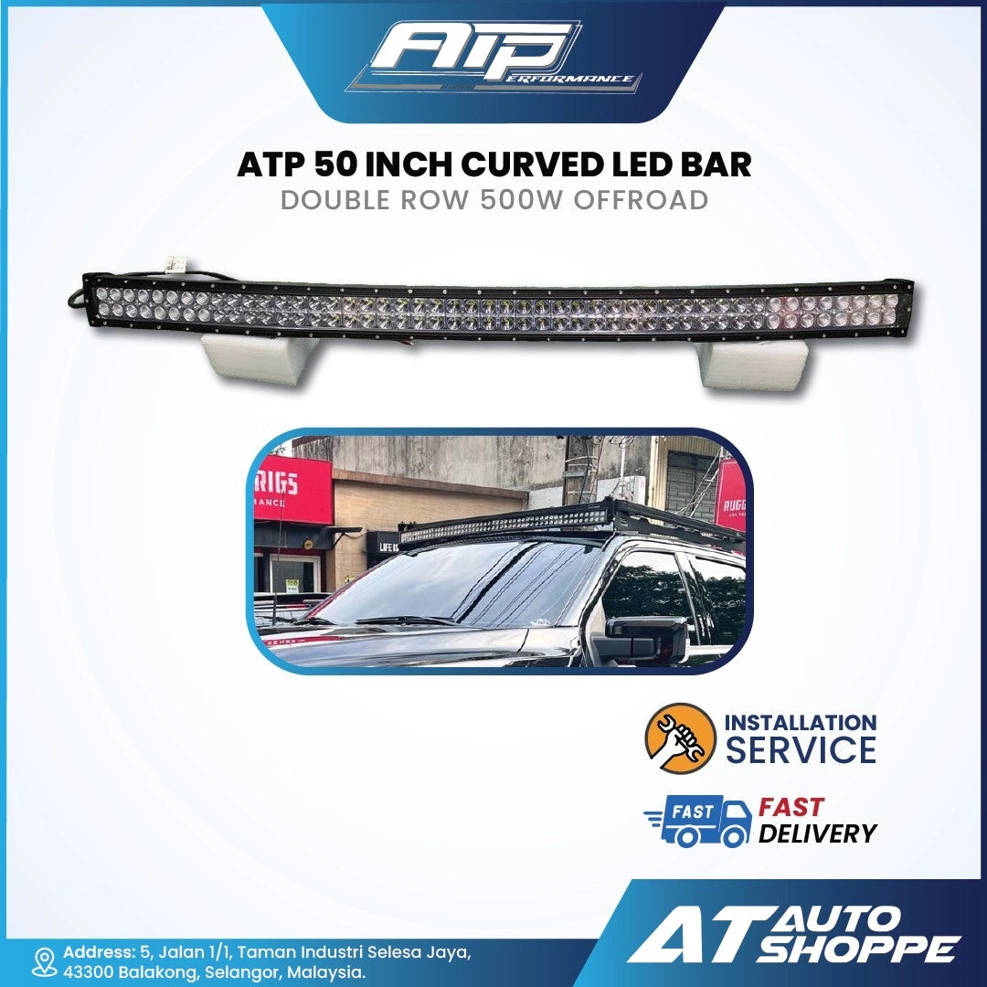 ATP 50 Inch Curved LED Bar Double Row 500W