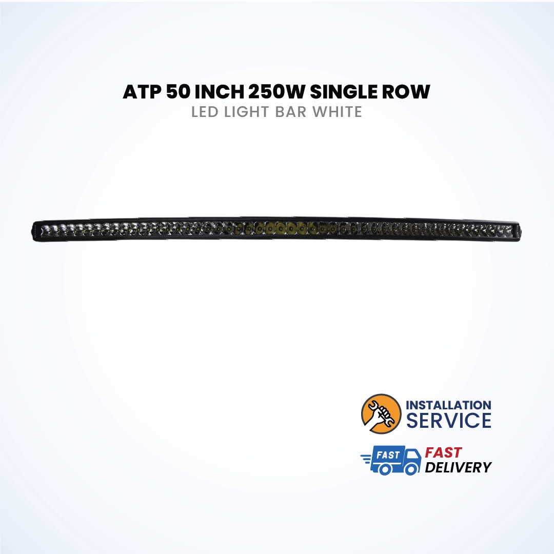 ATP 50 Inch 250W Single Row LED Light Bar White (1 Piece)