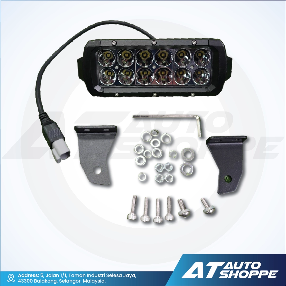 ATP 6-Inch 30W Double Row LED Offroad Light Bar