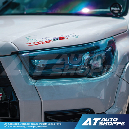 ATP Acrylic Headlamp Cover Protector for Toyota Hilux GR / Revo / Rogue (2020 - Now) [1 Pair]
