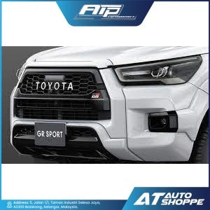 ATP Acrylic Headlamp Cover Protector for Toyota Hilux GR / Revo / Rogue (2020 - Now) [1 Pair]