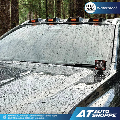 ATP Amber Roof LED Off-Road Light for Ford Ranger Next Gen XLT, Wildtrak, Raptor, & Everest