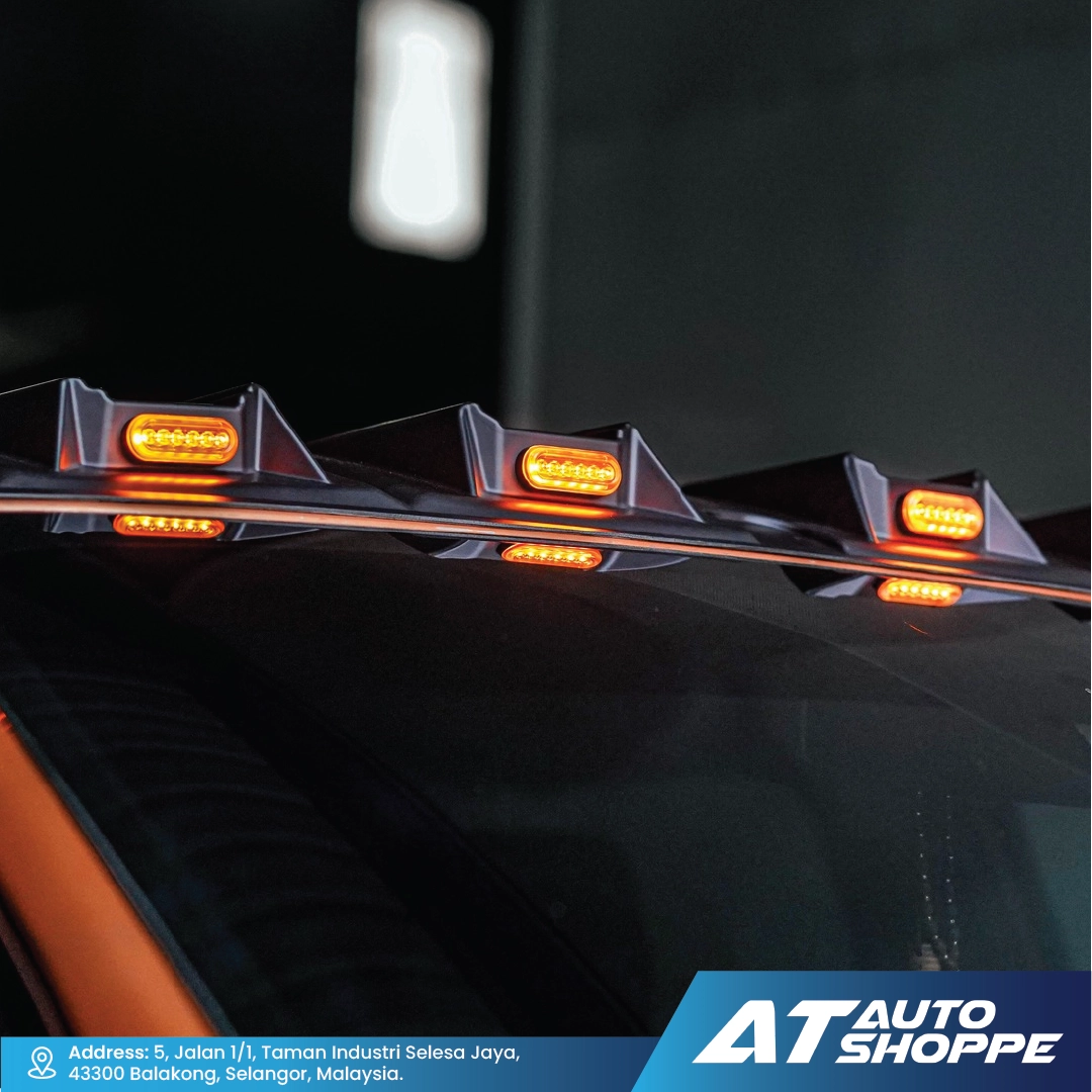 ATP Amber Roof LED Off-Road Light for Ford Ranger Next Gen XLT, Wildtrak, Raptor, & Everest