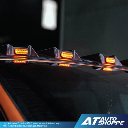 ATP Amber Roof LED Off-Road Light for Ford Ranger Next Gen XLT, Wildtrak, Raptor, & Everest