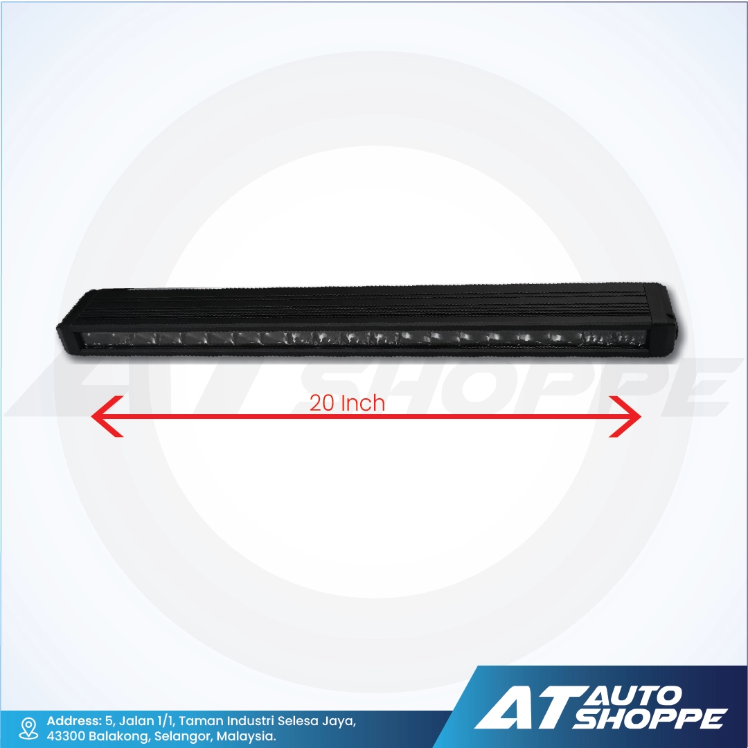 ATP Black Series 20 Inch LED Light Bar With RGB Backlight (1 Piece)