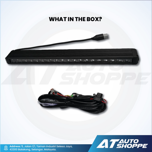 ATP Black Series 20 Inch LED Light Bar With RGB Backlight (1 Piece)