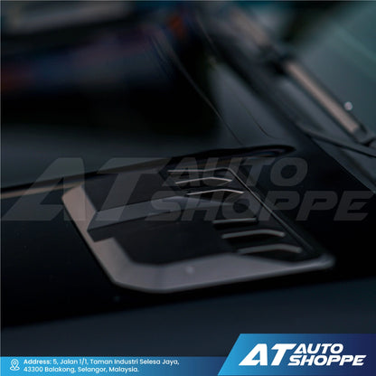 ATP Bonnet Air Hood Vent Cover for Ford Ranger T9 XL XLT XLT PLUS Wildtrak (2 Piece)