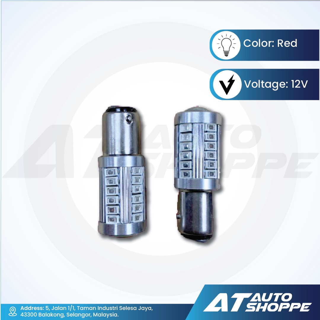 ATP Brake Light Red LED Light Bulb 1157 (1 Pair)