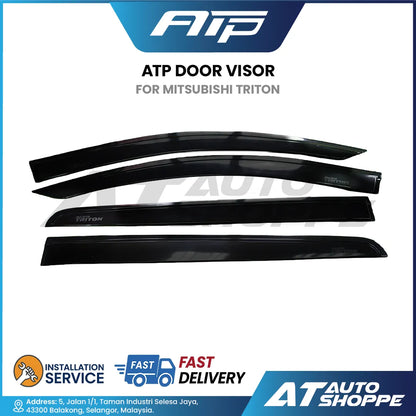 ATP Door Visor For Mitsubishi Triton