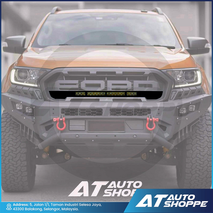 Front Grille LED Light Bar Bracket for Ford Ranger Raptor 2019–2021