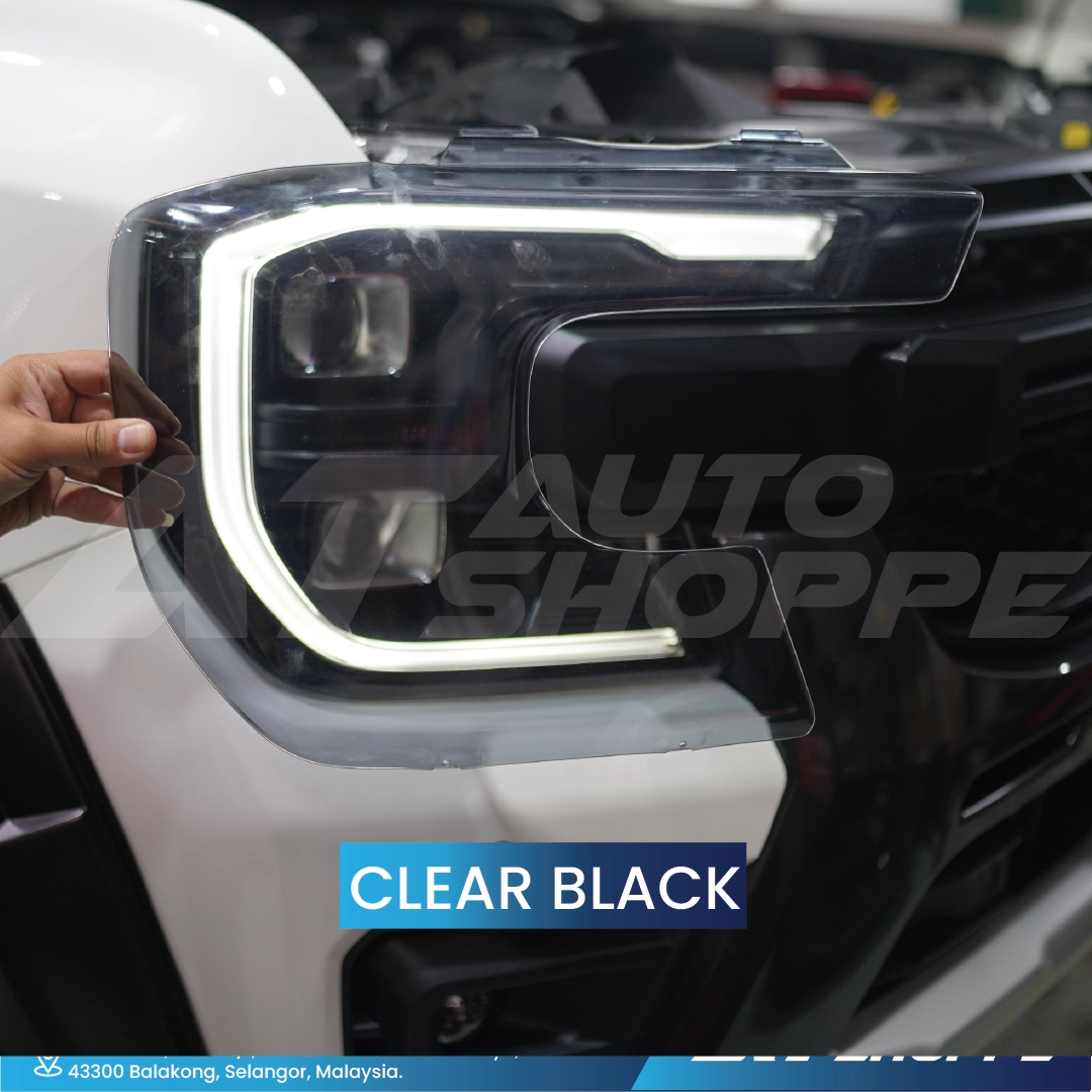 ATP Headlamp Cover Acrylic Protector Protect Ford Ranger WILDTRAK XLT RAPTOR Next Gen T9 (1 Pair)