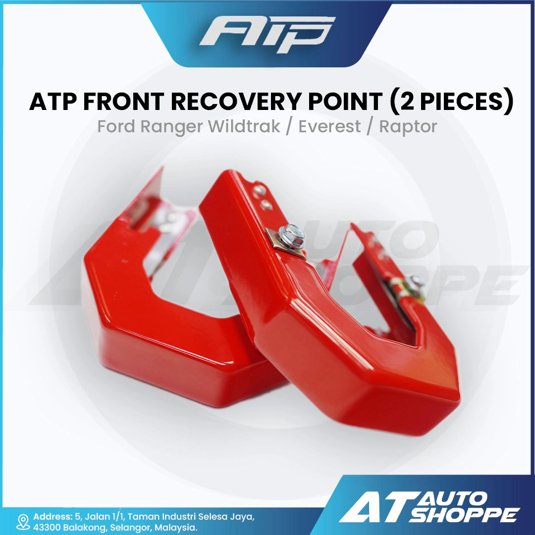 ATP Heavy Duty Metal Recovery Point Cover for Ford Ranger Wildtrak / Everest / Raptor 4x4 Off-Road