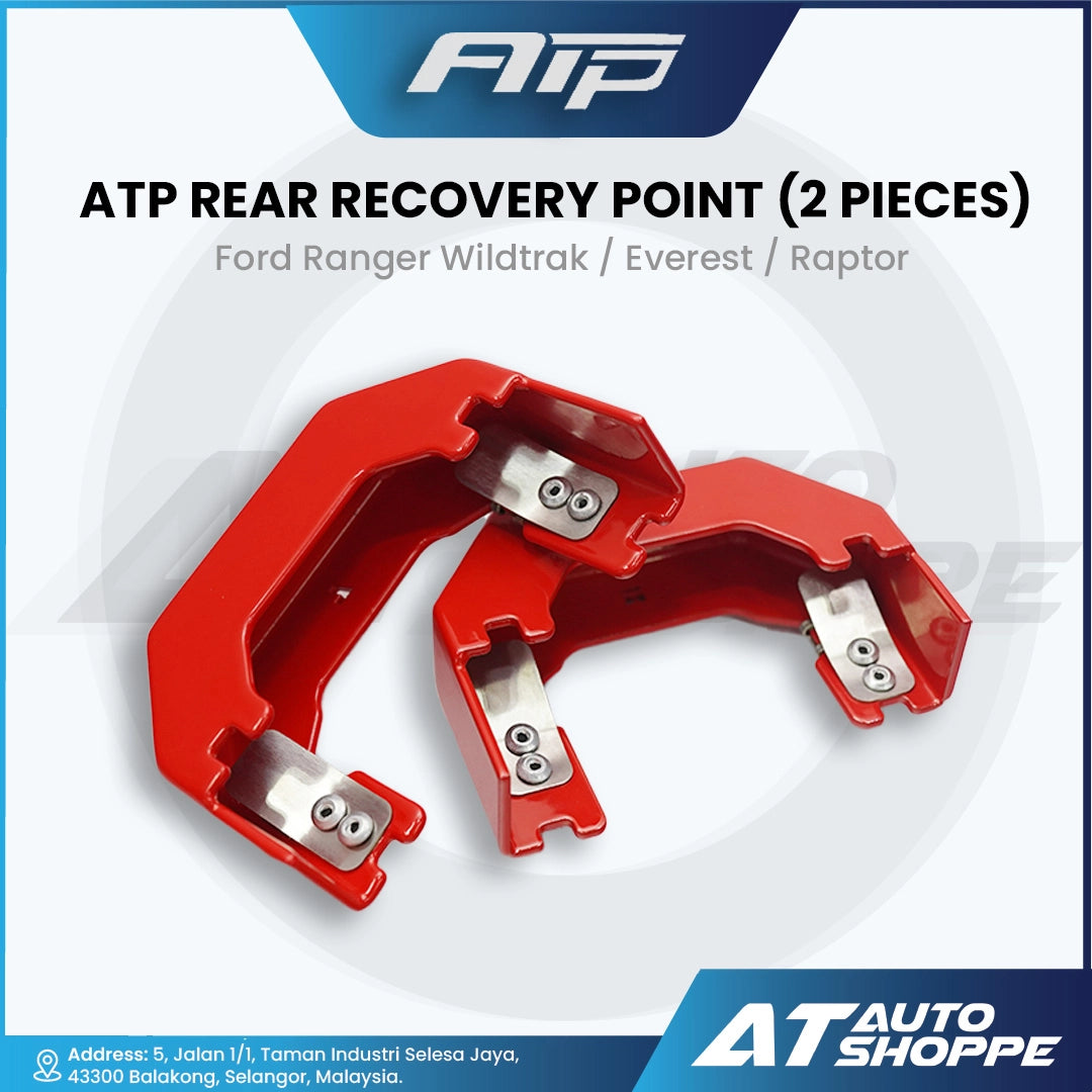 ATP Heavy Duty Metal Recovery Point Cover for Ford Ranger Wildtrak / Everest / Raptor 4x4 Off-Road