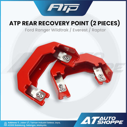 ATP Heavy Duty Metal Recovery Point Cover for Ford Ranger Wildtrak / Everest / Raptor 4x4 Off-Road