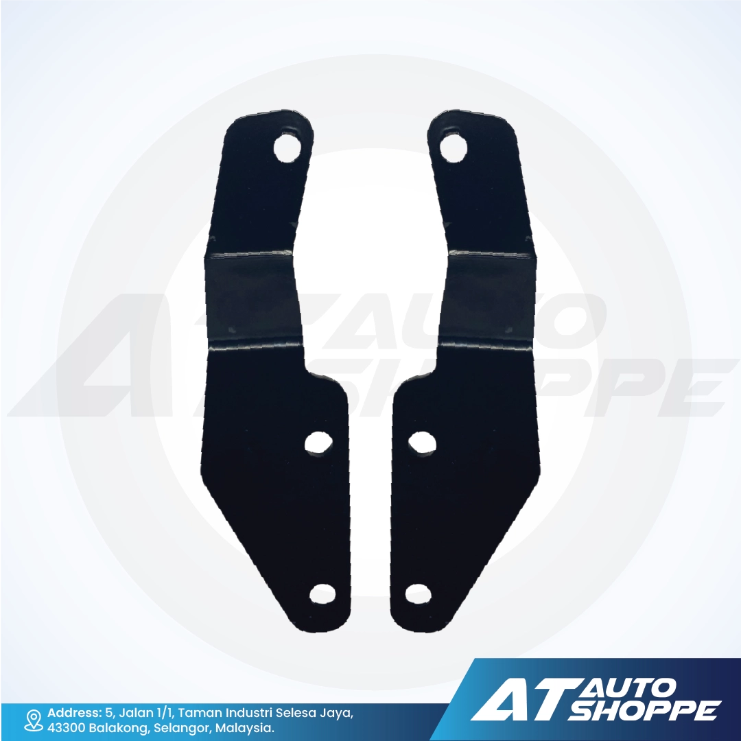ATP LED Bonnet Mounting Bracket Plug & Play Steel Black Powder Coated