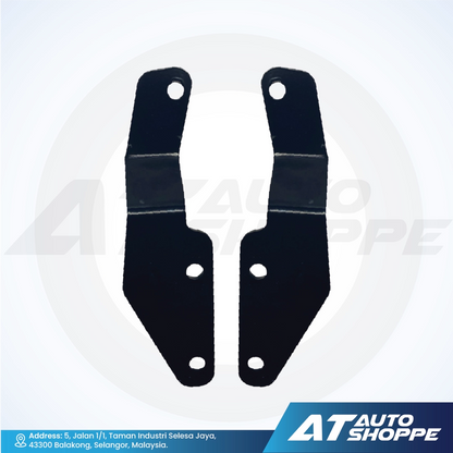 ATP LED Bonnet Mounting Bracket Plug & Play Steel Black Powder Coated