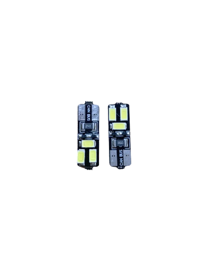 ATP LED Light Bulb (T10) Interior Cabin License Number Plate Parking White (1 Piece)