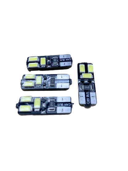ATP LED Light Bulb (T10) Interior Cabin License Number Plate Parking White (1 Piece)