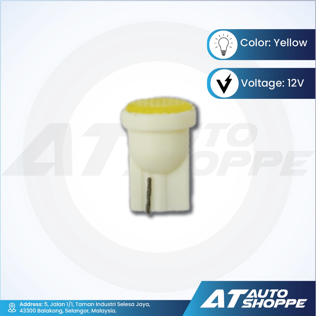 ATP LED Light Bulb (T10) Interior Dome Parking Light Cool Blue/Yellow (1 Piece)