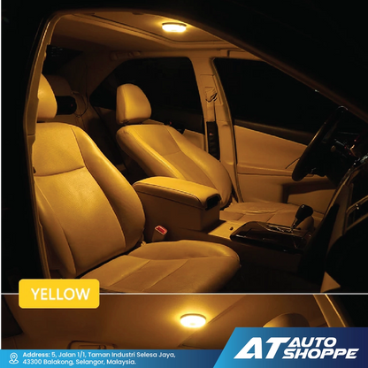 ATP LED Light Bulb (T10) Interior Dome Parking Light Cool Blue/Yellow (1 Piece)