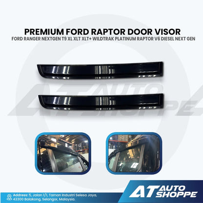 ATP Premium Door Visor Set For Ford Ranger Next Gen T9 Raptor V6