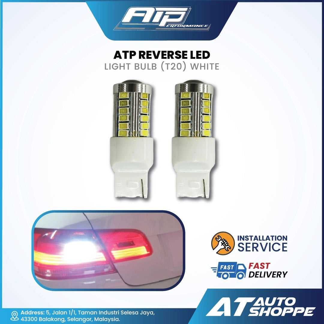 ATP Reverse LED Light Bulb (T20) White (1 Pair)