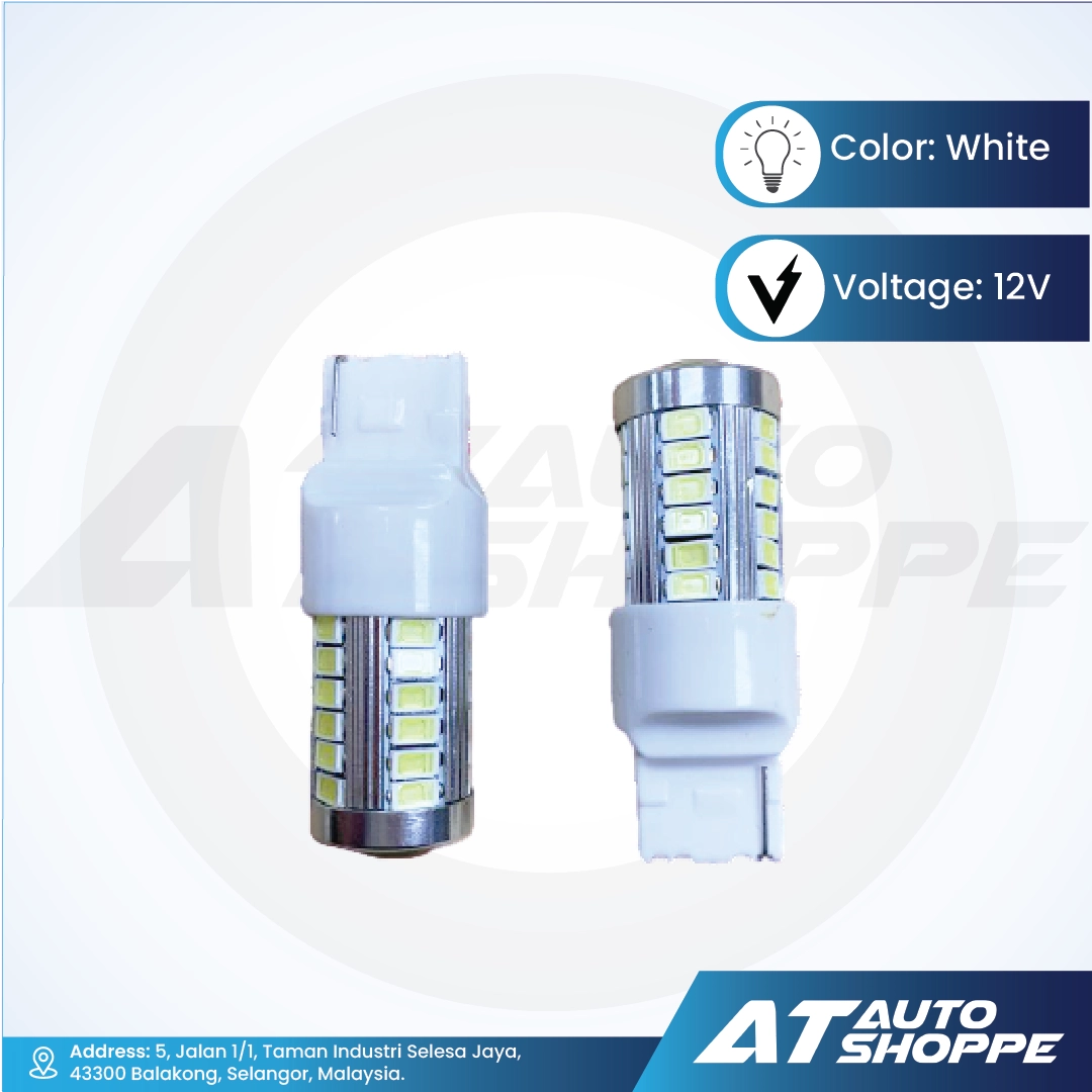 ATP Reverse LED Light Bulb (T20) White (1 Pair)