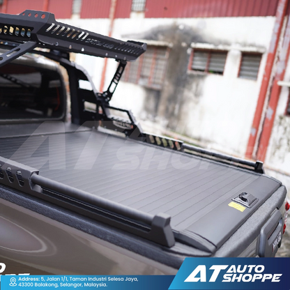 ATP Sport Manual Roller Shutter Lid For Mitsubishi Triton Navara NP300 Hilux Vigo Revo Rocco Rogue