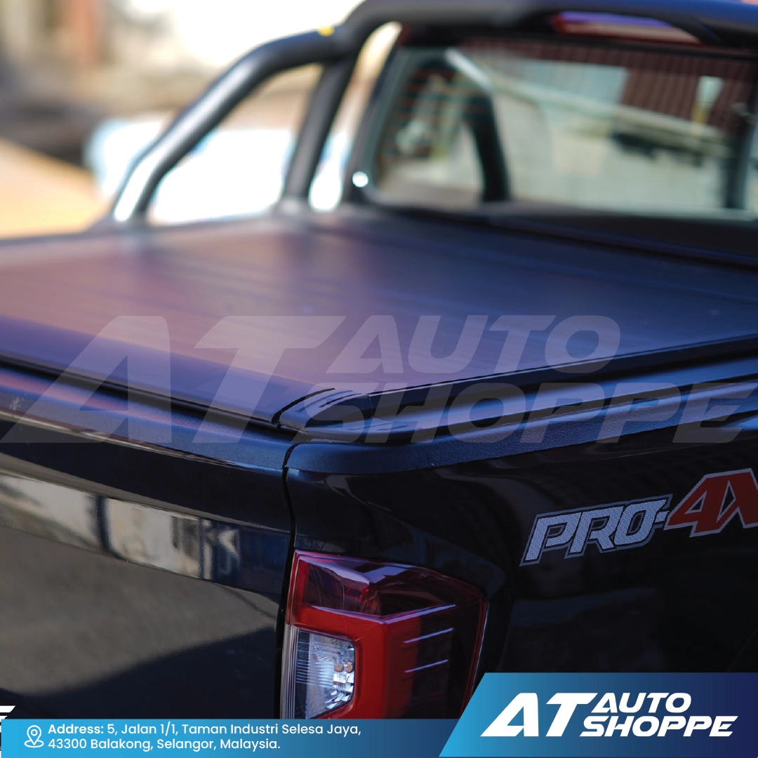 ATP Sport Manual Roller Shutter Lid For Mitsubishi Triton Navara NP300 Hilux Vigo Revo Rocco Rogue