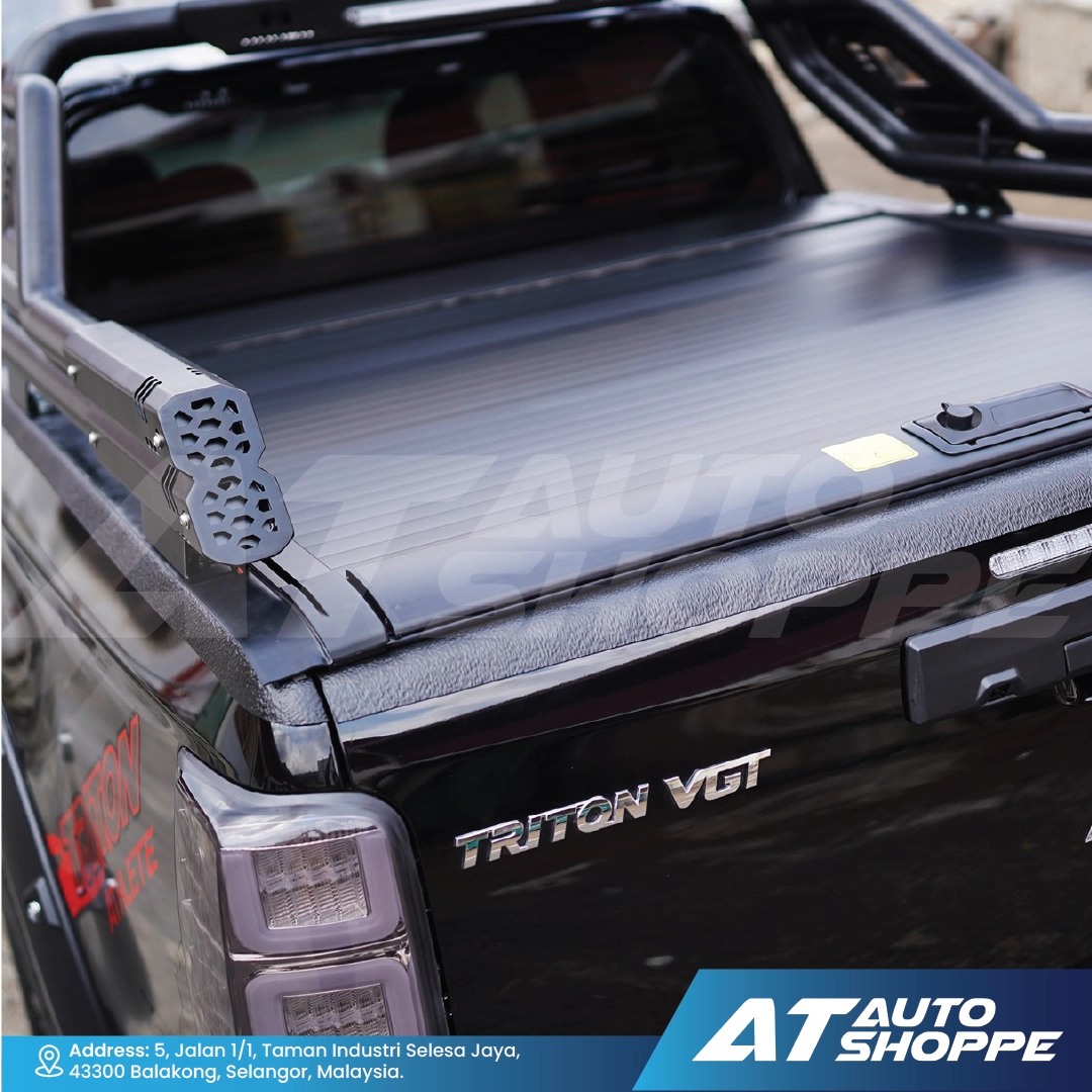 ATP Sport Manual Roller Shutter Lid For Mitsubishi Triton Navara NP300 Hilux Vigo Revo Rocco Rogue