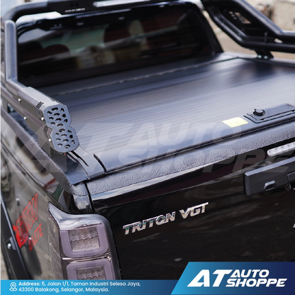 ATP Sport Manual Roller Shutter Lid For Mitsubishi Triton Navara NP300 Hilux Vigo Revo Rocco Rogue