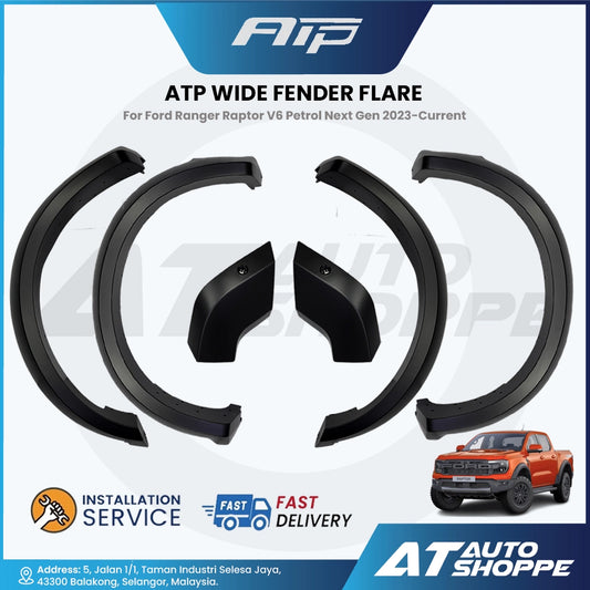 ATP Wide Fender Flare for Ford Ranger Raptor V6 Next Gen 2023-Current