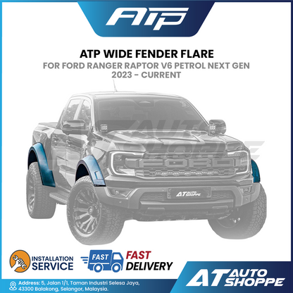 ATP Wide Fender Flare for Ford Ranger Raptor V6 Next Gen 2023-Current