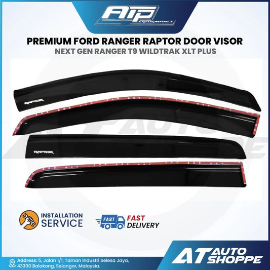 ATP Window Rain Door Visor for Ford Ranger Next Gen T9