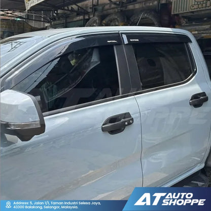 ATP Window Rain Door Visor for Ford Ranger Next Gen T9