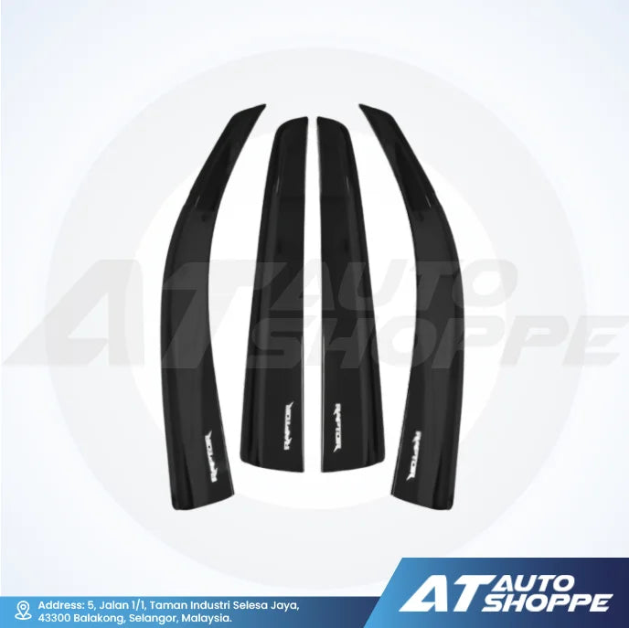 ATP Window Rain Door Visor for Ford Ranger Next Gen T9
