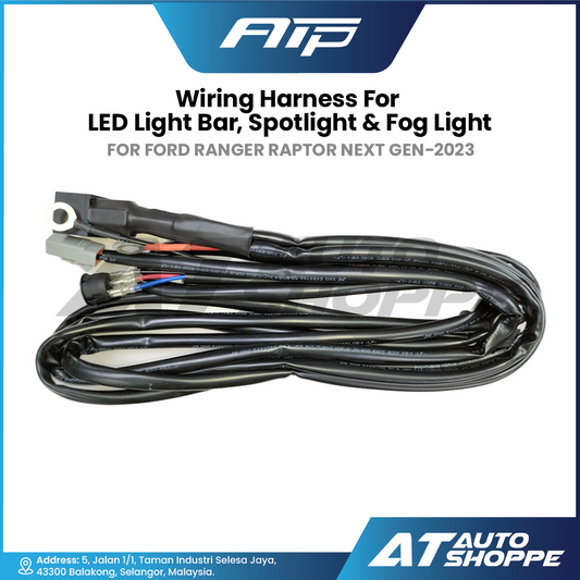 ATP Wiring Harness For LED Light Bar Spotlight & Fog Light